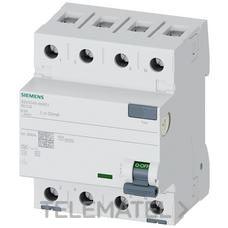 SIEMENS - DIFERENCIAL CLASE A 3P+N 63A 30mA RETARDO - Imagen 2
