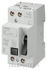 SIEMENS - INT.DIF.70 CLASE A M.2,5 2P.63A 300mA - Imagen 2