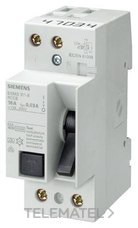 SIEMENS - INT.DIF.70 CLASE AC M.2 2P.40A 300mA - Imagen 2
