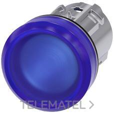SIEMENS - L.SENALIZ.RED.MET.BRILL.AZ.LINSE GLATT