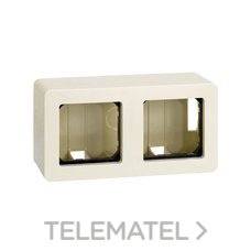 SIMON - CAJA SUPERFICIE P/2 ELEM.S.27 MARFIL