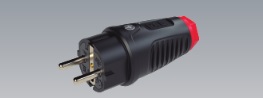 INTERFLEX - CLAVIJA SCHUKO TAURUS2 PCE GOMA 16A 2P+T IP54