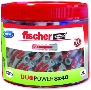 FISCHER - TACO DUOPOWER 8x40 (ROUND BOX 130 ud).