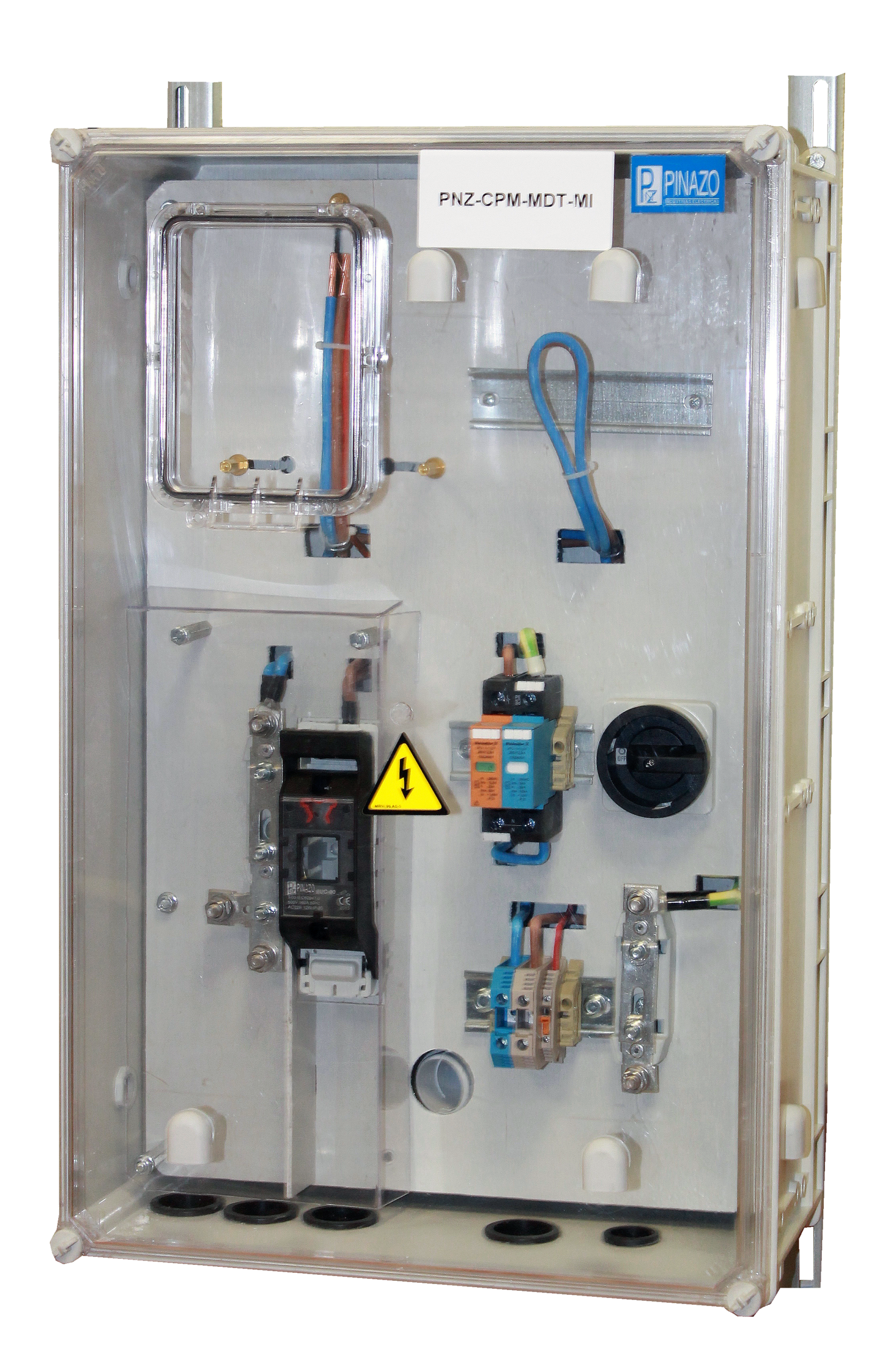 PINAZO - CAJA PROT.MONOF. MDA. DIRECTA P<50KW RED AEREA INTERIOR