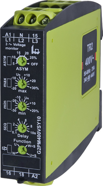 EUROMATEL - RELE CTROL.TENS.TELE-HAASE 3x400V/1NAC