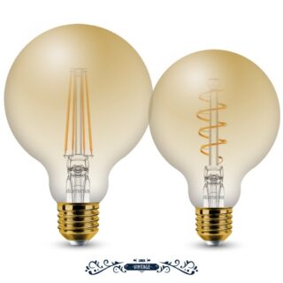 ILUMINIA - LAMPARA GLOBO FIL. ALONDRA 8W 2200K 660lm REG.