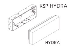 DAISALUX - CAJA SEMIEMPOTRAR PARED HYDRA