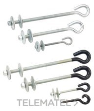 CAHORS - GANCHO GAR-1 ACOM.M10x315 ZINC.+PLAST.