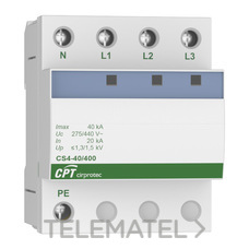 CIRPROTEC - PROT.SOB.TRANS. T2 40kA CS4-40/400V