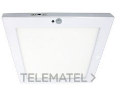 CONALUX - PLAFON SUP. CUAD. CON SENSOR 18W 4000K BL.
