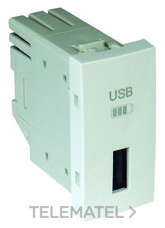 EFAPEL - CARGADOR USB TIPO A 1 MODULO GRIS