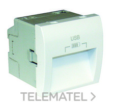 EFAPEL - DOBLE CARG.USB TIPO SAL.20º 2M NEGRO