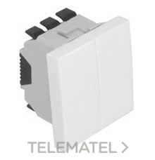 EFAPEL - PULSADOR/CONMUTADOR 2 MOD.Q-45 ALUMINIO