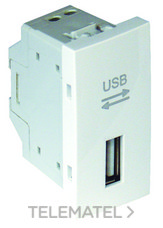EFAPEL - TOMA USB QUADRO 45 1 MODULO BLANCO