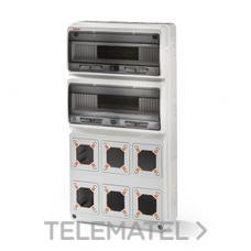 FAMATEL - CAJA 685x330x150 32 ELEM. 6 MOD. IP65