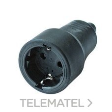 FENOPLASTICA - BASE MOVIL GOMA TT SCHUKO 10/16A 250V N