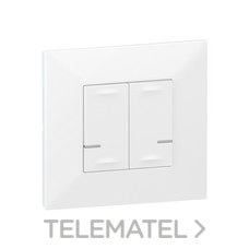 LEGRAND - COMANDO DBL.ILUM.INALB.BL