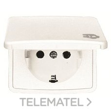 NIESSEN - PLACA SCHUKO C/TT S.ARCO BLANCO ALPINO