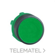 SCHNEIDER ELECTRIC - CABEZA PULSADOR RASANTE VERDE d.22