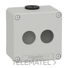 SCHNEIDER ELECTRIC - CAJA METÁLICA 2 TALADROS 80x80