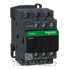 SCHNEIDER ELECTRIC - CONTACTOR 12A 1NA/1NC 400V 50/60HZ