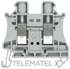 SIEMENS - BORNE PASO CON CONEXIÓN TORNILLO 4,0mm² 6,2mm GRIS