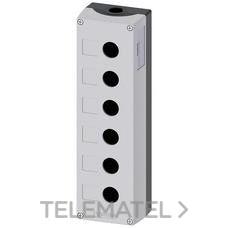 SIEMENS - CAJA P/AP.MANDO 22mm RED.6 PTO.GR.
