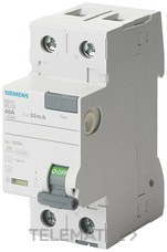 SIEMENS - DIFERENCIAL CLASE A 1P+N 40A 30mA RETARDO