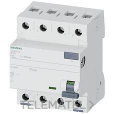 SIEMENS - DIFERENCIAL CLASE AC 4P 25A 500mA - Imagen 2