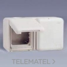 SIMON - CAJA EMP.MEC.DOBLE IP-44 S.44 BEIGE