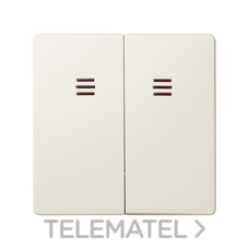 SIMON - TECLA 2 PULS.CONM.LUMIN.S.82 MARFIL