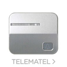 SIMON - TECLA C/LUMIN.P/PULS.CAMPANA S.75 ALUM.