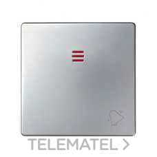 SIMON - TECLA PULS.CAMPANA C/LUMIN.S.82 ALUMINIO