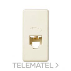 SIMON - TOMA TELEF.4 CONEX.ESTR.S.27 MARFIL