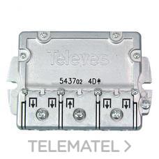 TELEVES - REPARTIDOR 1 ENTRADA + 4 SALIDAS - Imagen 2