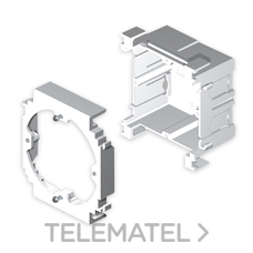 UNEX - CAJA 1 MECANISMO UNIVERSAL PVC BLANCO