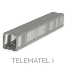 UNEX - CANAL P/CABLEADOS 77 PVC-M1 80x80 GRIS