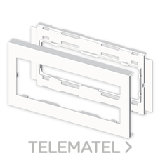 UNEX - MARCO P/MEC.PVC 110x281mm BL.NIEVE