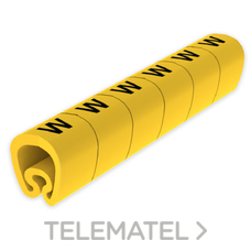UNEX - SENALIZ.PVC PLAST.2-5mm -W- AMARILLO