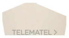 WEIDMULLER - TAPA FINAL BORNA ZAP/ZDU/ZPE 2.5 mm2 BEIGE